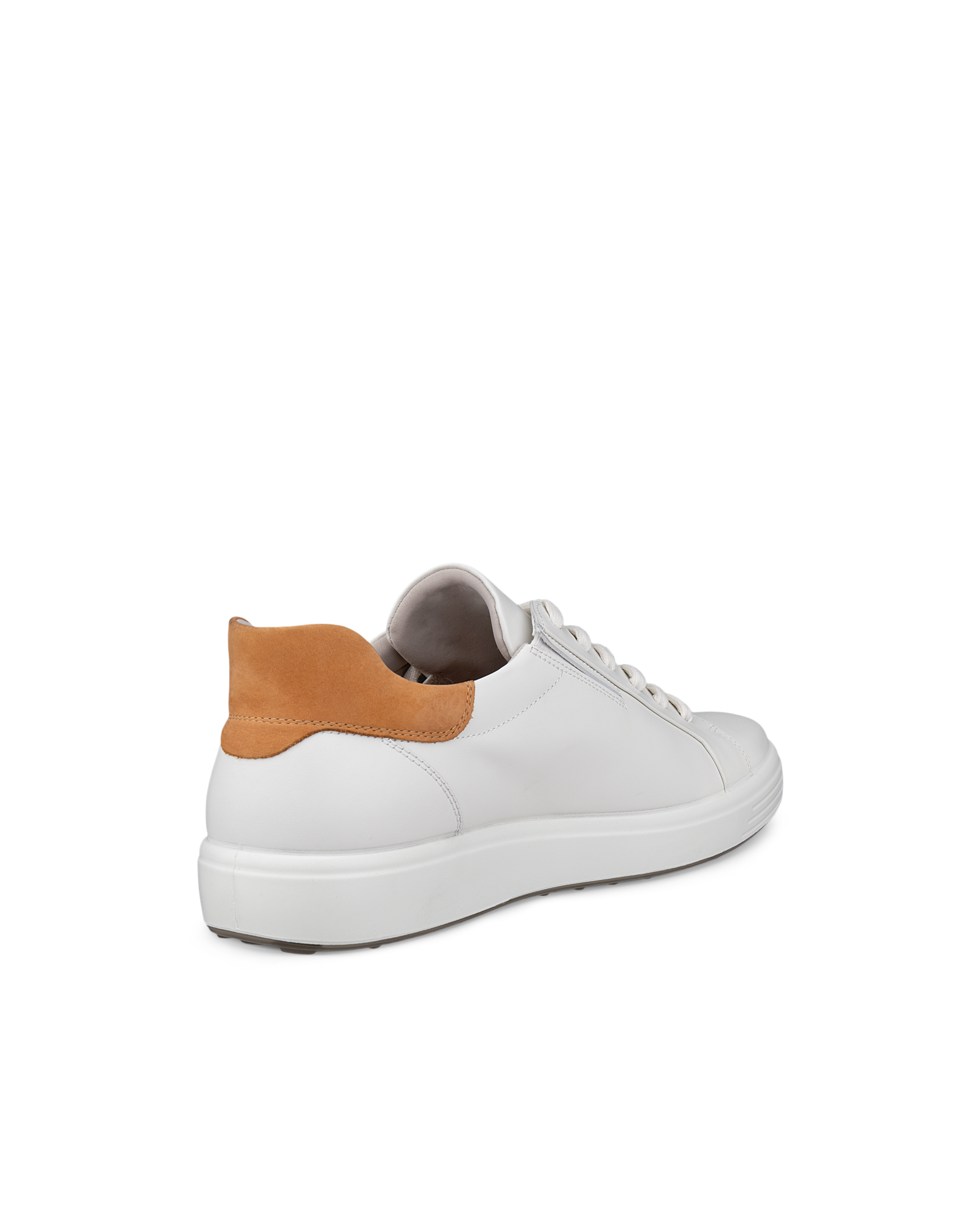 Men's ECCO® Soft 7 Leather Slip-In Sneaker | White
